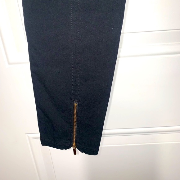 Soft surroundings Pull on Skinny Black Pants with ankle zipper Small - Picture 6 of 6